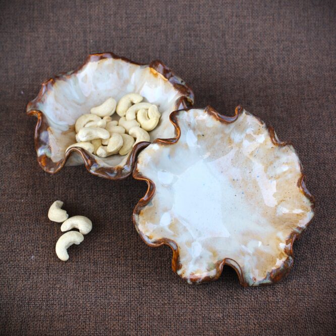 Rustic Swirl Bowl- with Legs - Image 5