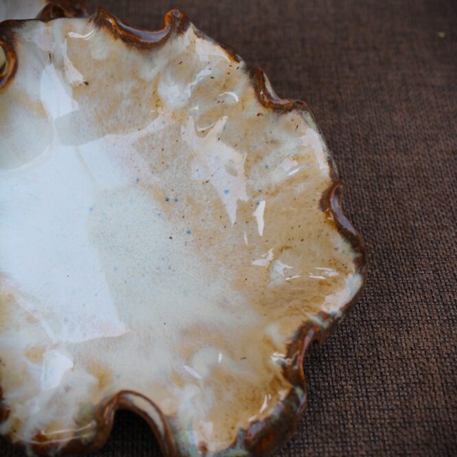 Rustic Swirl Bowl- with Legs - Image 6